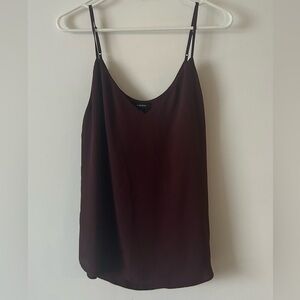 Aritzia Babaton Tank Top in Burgundy